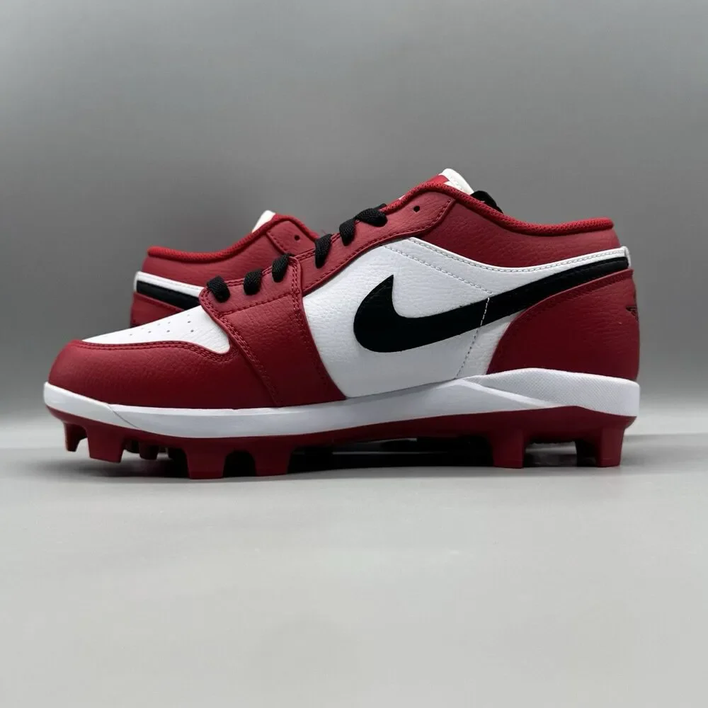 Nike Air Jordan 1 Retro MCS Low 'Chicago' Baseball Cleats CJ8524-611 Size 11